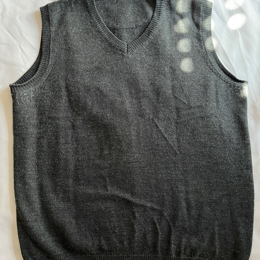 Louis Philippe Knitted Vest, Large